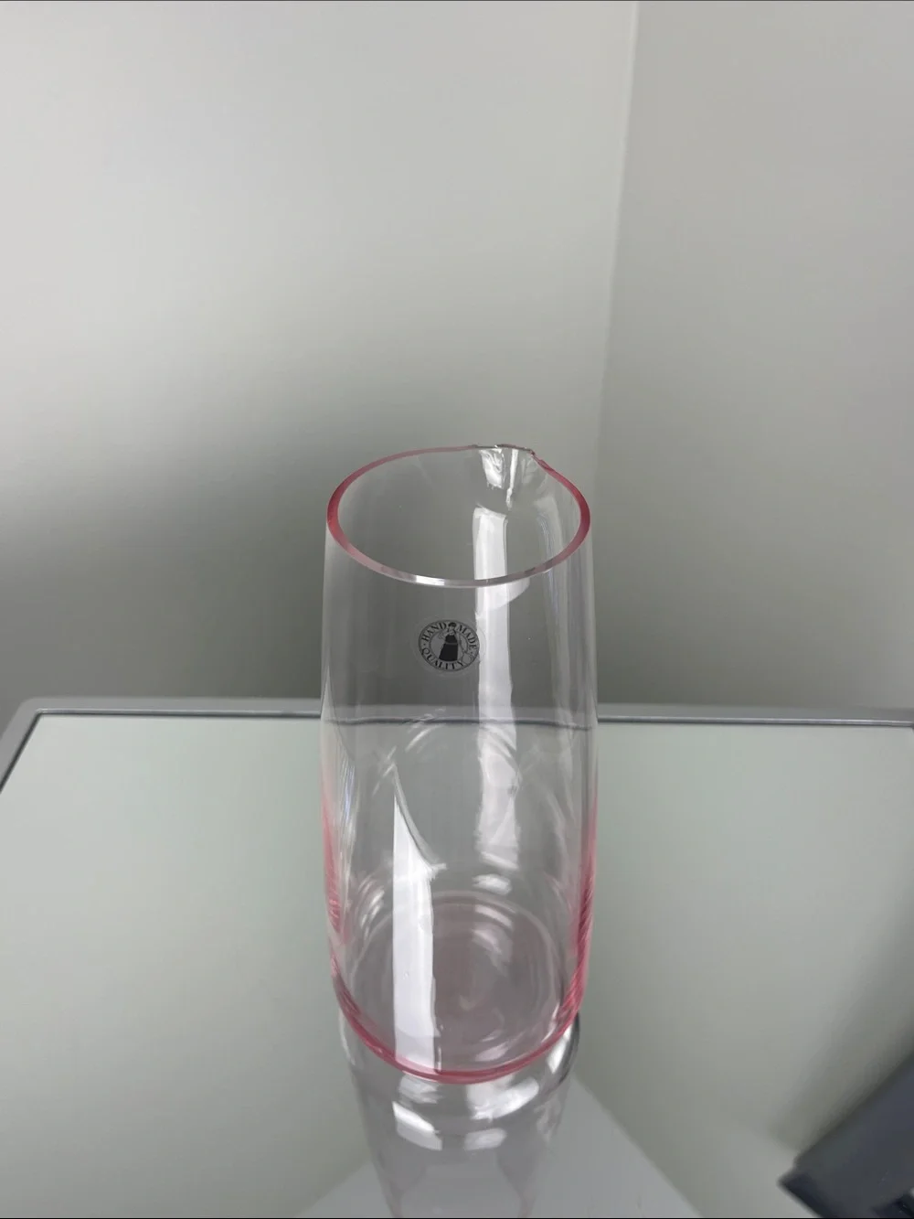 IKEA Pink Glass Carafe & 3 Drinking Glasses – Made in France